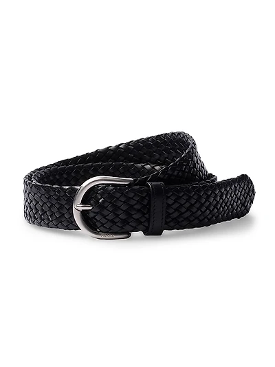 Braided Leather Belt