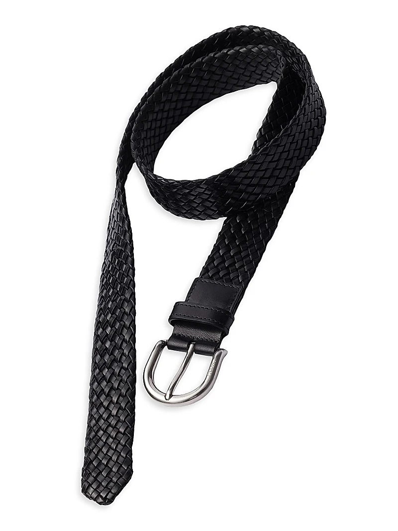 Braided Leather Belt
