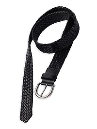 Braided Leather Belt
