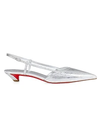 Miss Z Slingina Laminated Leather 25MM Pumps