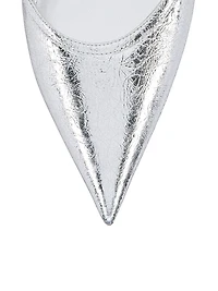 Miss Z Slingina Laminated Leather 25MM Pumps