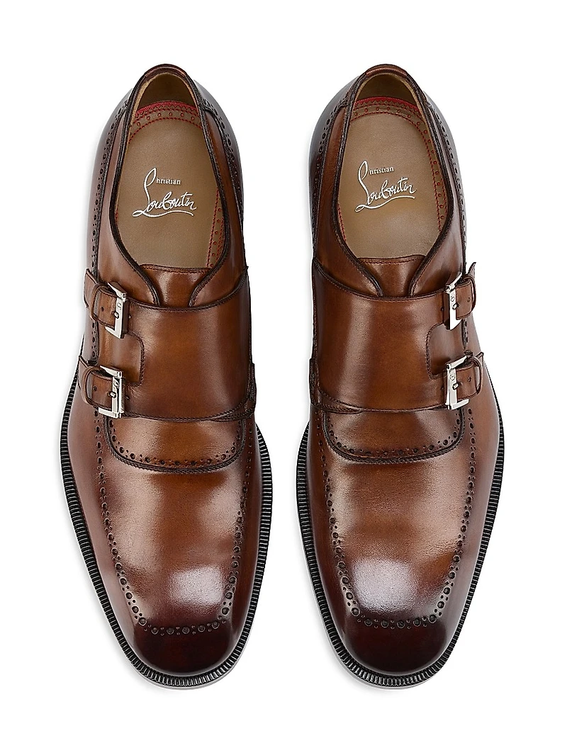 Sartok Patinated Leather Shoes