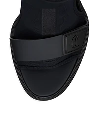 Marie Amelie 100MM Leather and Neoprene Sandals