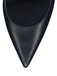 Sporty Kate 100MM Leather Pumps