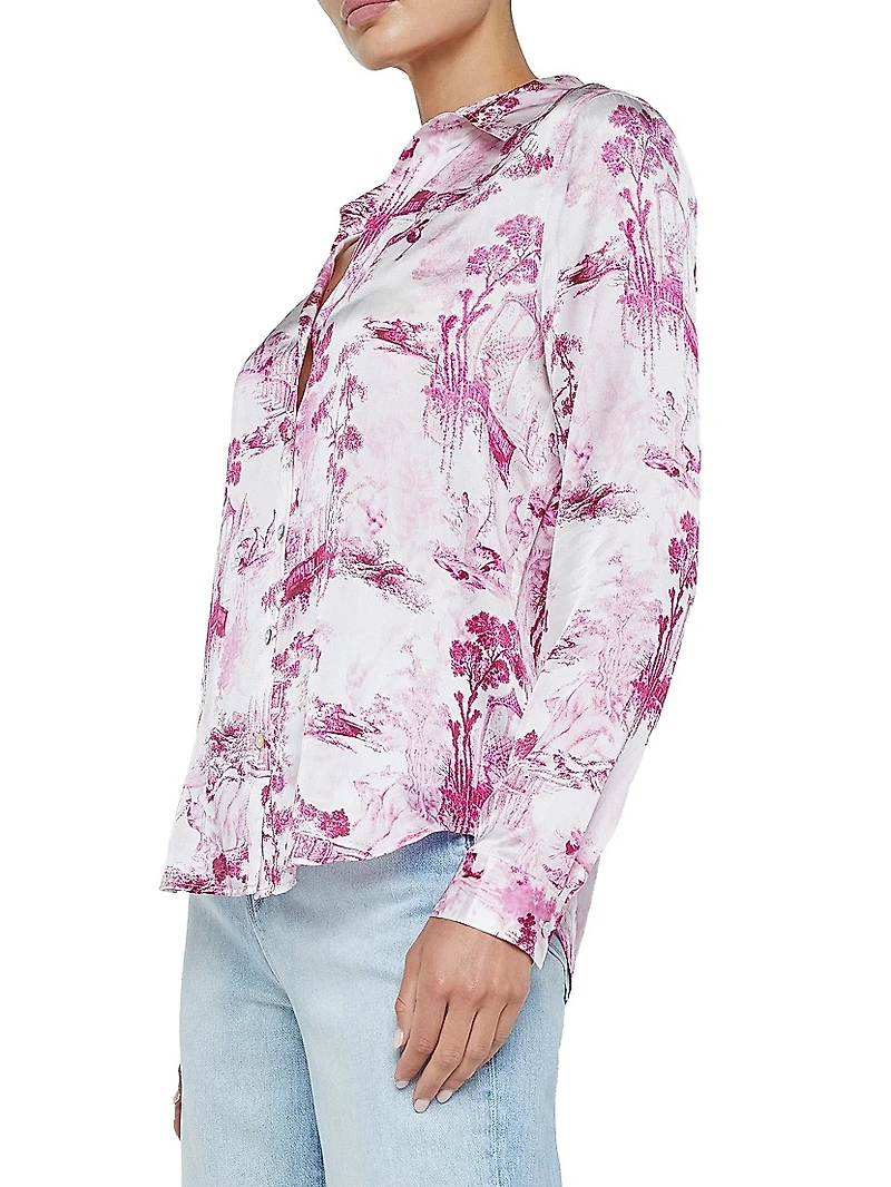 Tyler Toile De Jouy Silk Blouse