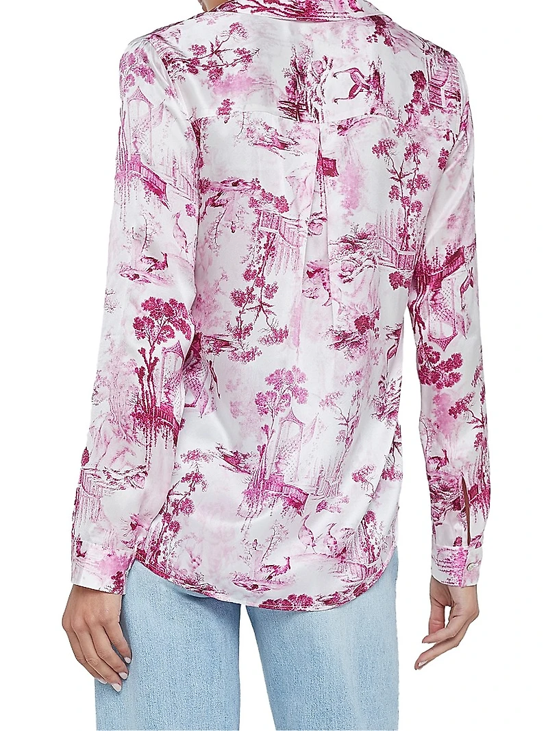 Tyler Toile De Jouy Silk Blouse
