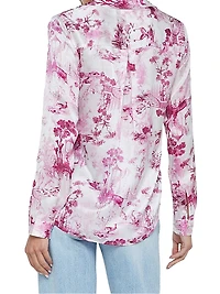 Tyler Toile De Jouy Silk Blouse