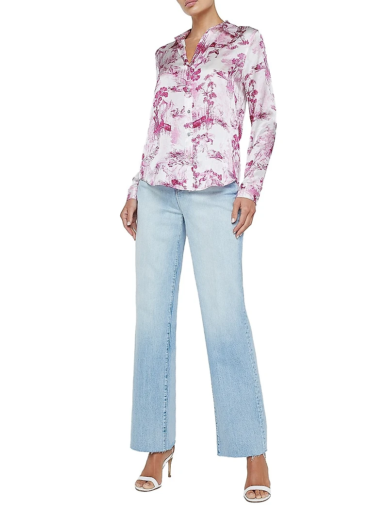 Tyler Toile De Jouy Silk Blouse