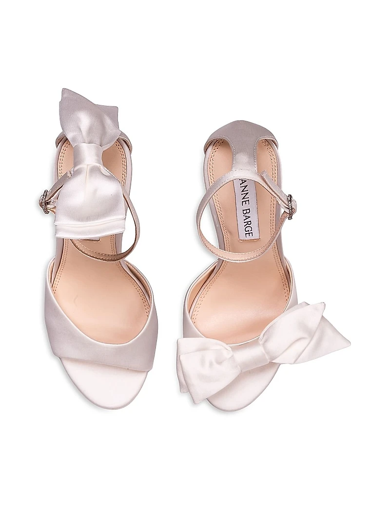 Gala 100MM Satin Sandals