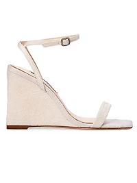 Ella Jacquard Wedge Sandals
