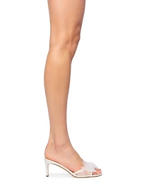 Sophia 65MM Satin Mule Heels