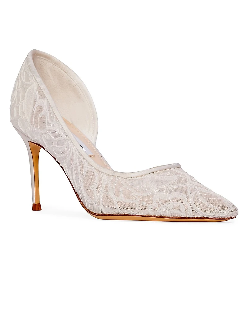Chantily 80MM Lace Pumps