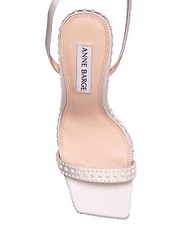 Ella Satin Wedge Sandals