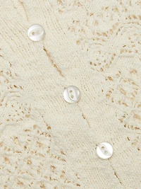 Sidalli Cotton-Blend Knit Crop Top