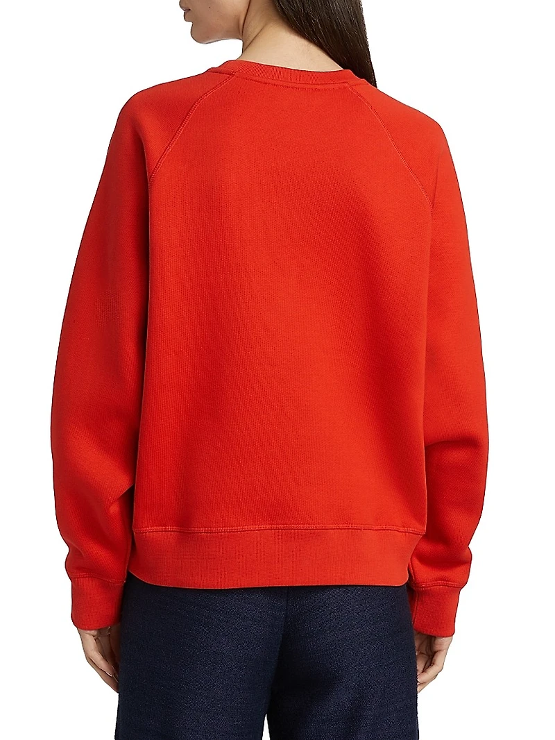 Cedar Cotton-Blend Logo Sweatshirt