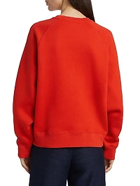 Cedar Cotton-Blend Logo Sweatshirt