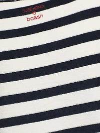 Fawn Striped Cotton Minidress