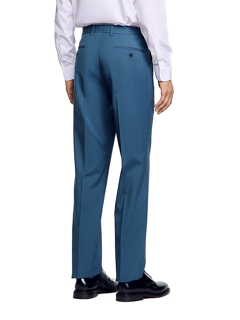 Wool Suit Trousers