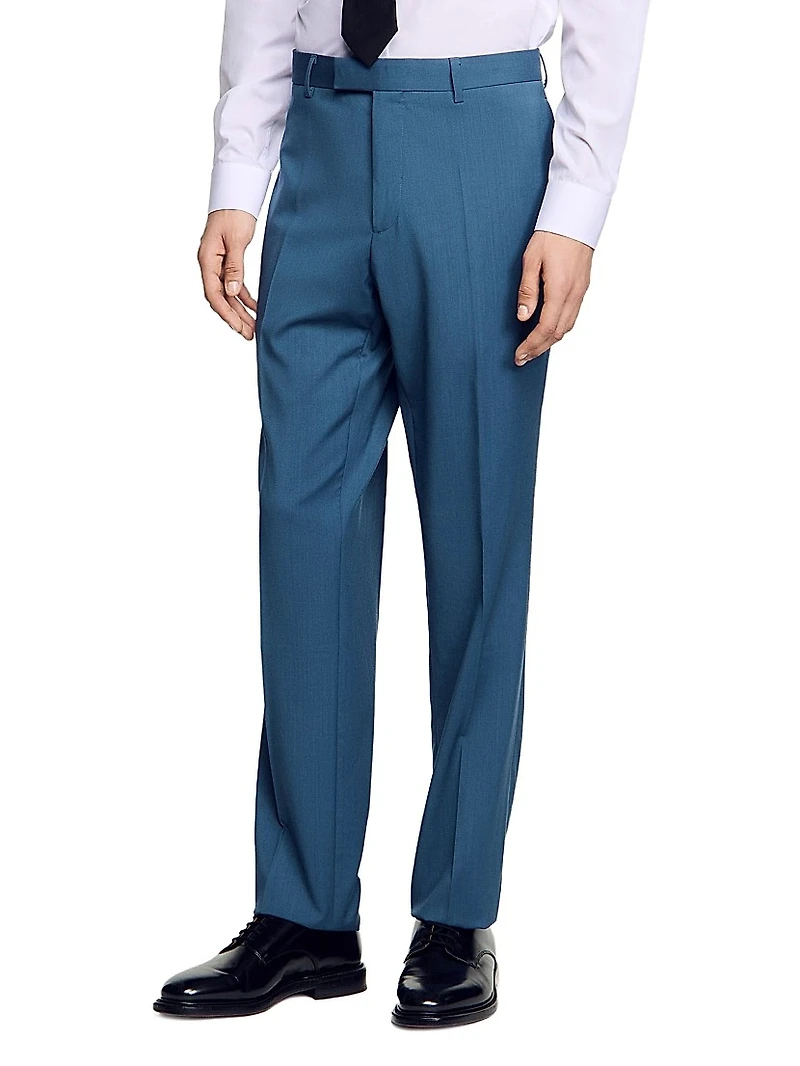 Wool Suit Trousers