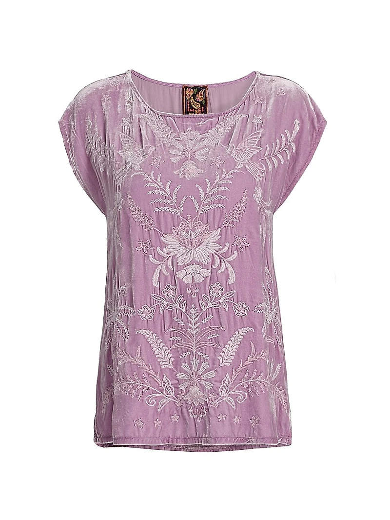 Relaxed Velvet Tank