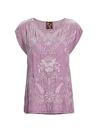 Relaxed Velvet Tank