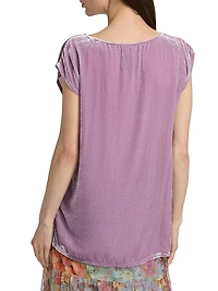 Relaxed Velvet Tank