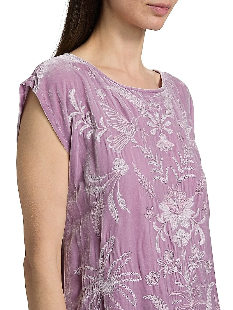 Relaxed Velvet Tank