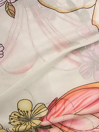 Kaia Mesh Three-Quarter Sleeve T-Shirt