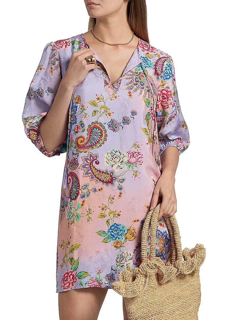 Lavinia Paisley Minidress