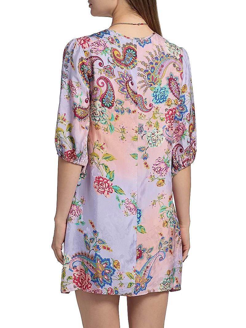 Lavinia Paisley Minidress