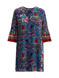 Primula Burnout Sofiya Velvet Minidress