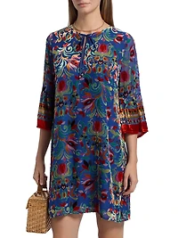 Primula Burnout Sofiya Velvet Minidress