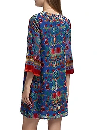 Primula Burnout Sofiya Velvet Minidress
