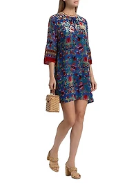 Primula Burnout Sofiya Velvet Minidress