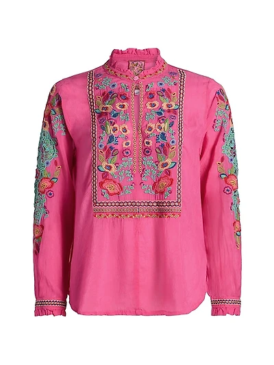 Simone Embroidered Blouse