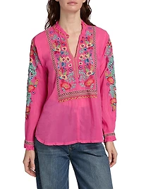 Simone Embroidered Blouse