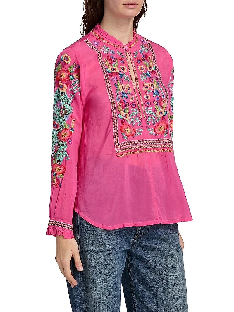 Simone Embroidered Blouse