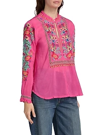 Simone Embroidered Blouse