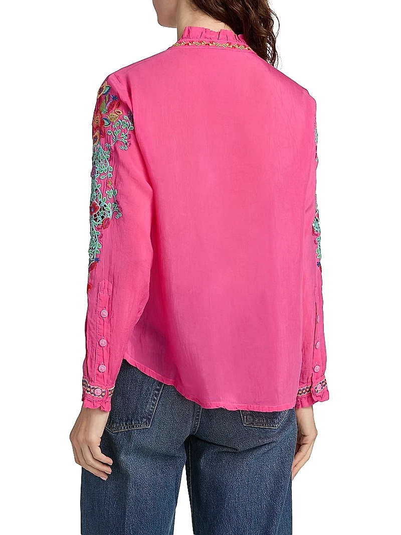 Simone Embroidered Blouse