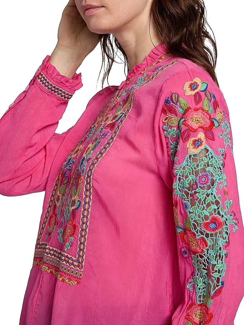 Simone Embroidered Blouse