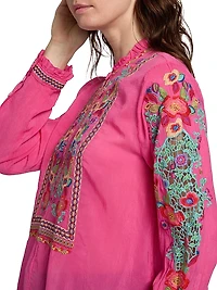 Simone Embroidered Blouse