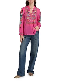 Simone Embroidered Blouse