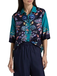 Claudine Button-Front Shirt