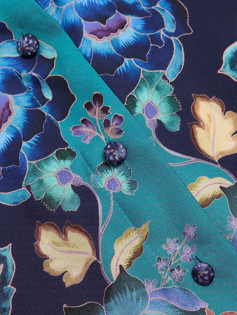 Claudine Button-Front Shirt