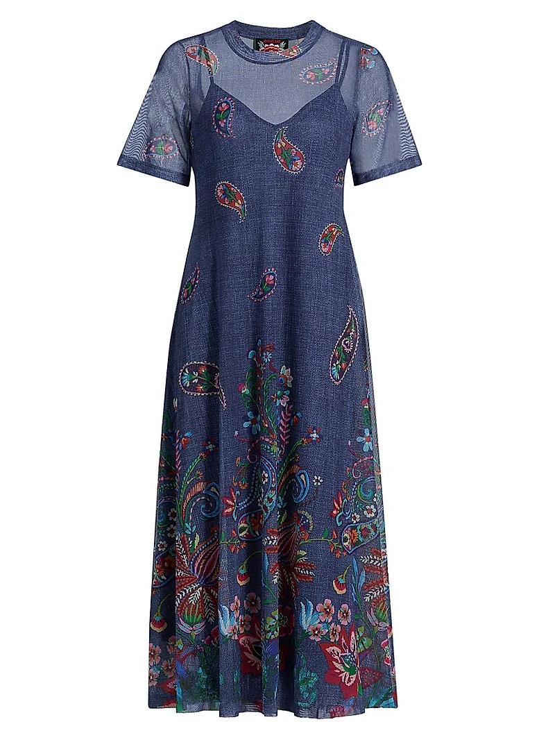 Carlie Mesh T-Shirt Slipdress