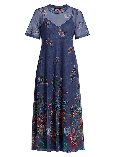 Carlie Mesh T-Shirt Slipdress
