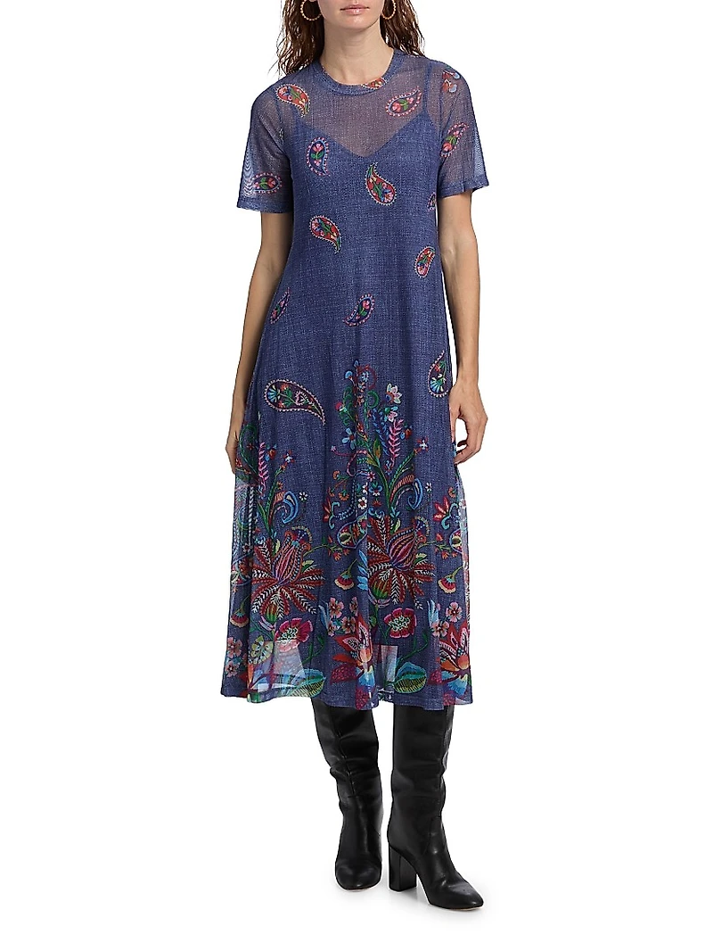 Carlie Mesh T-Shirt Slipdress