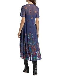 Carlie Mesh T-Shirt Slipdress