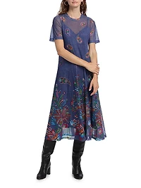 Carlie Mesh T-Shirt Slipdress