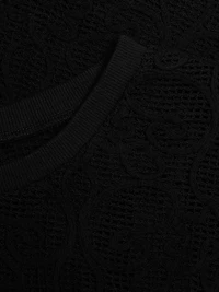 Textured Mesh Boxy Top